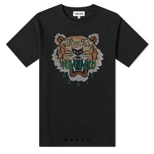 NWT Kenzo Embroidered Seasonal Tiger Relaxed T-Shirt || Small